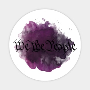 We The People Purple Magnet